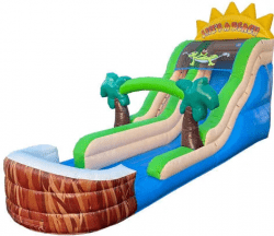 18 ft Tropical Beach Waterslide