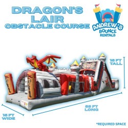 52 ft Dragon's Lair Obstacle Course