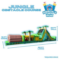 52 ft Jungle Obstacle Course
