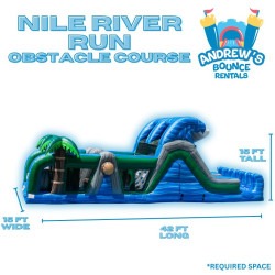 40 ft Nile River Run Obstacle Course
